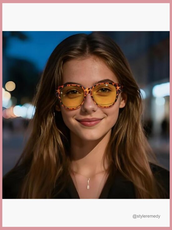 Polarized Fit Over Glasses Night Vision Driving Sunglasses Yellow Lens main image 5